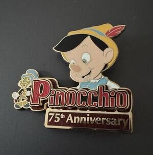 Pinocchio Jiminy 75th Anniversary Limited Edition Pin 300 P923-3170-4-14343